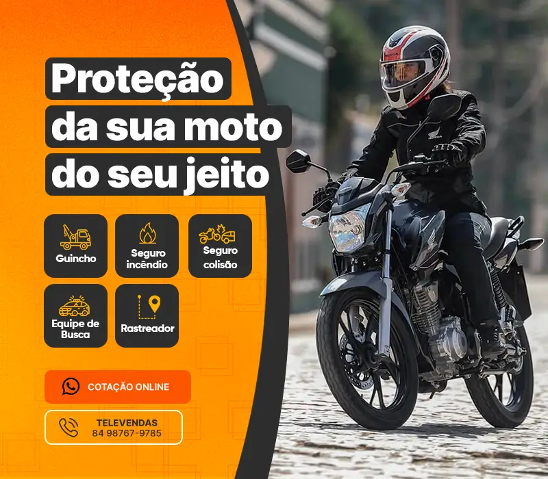 Protecao da moto do seu jeito