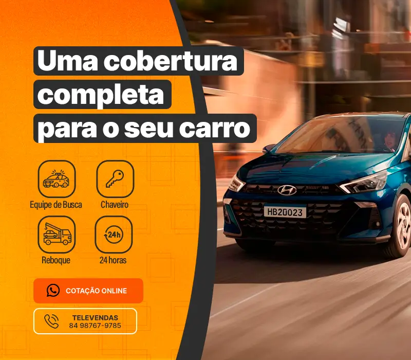 Uma cobertura completa para o seu carro